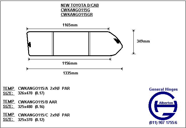 NEW TOYOTA D/CAB (STOPSOL) LH - Image 2