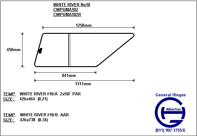 WHITE WATER No 10 (CLEAR) LH - Image 2