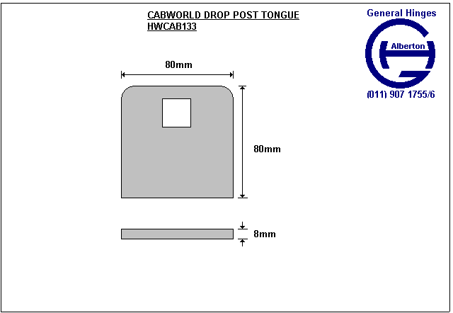 CABWORLD DROP POST TONGUE - Image 2