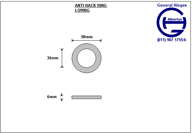 ANTI RACK RING | General Hinges