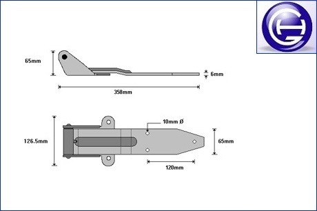 343mm VAN DOOR HINGE